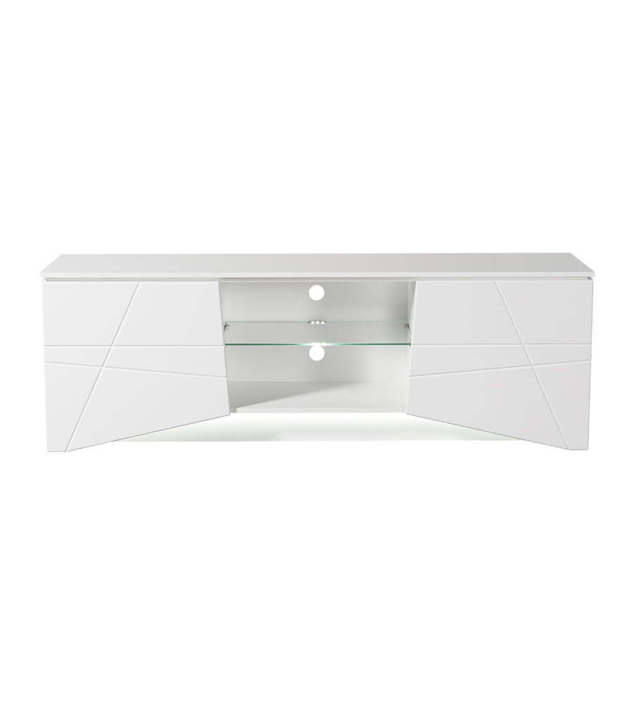 MOBILE TV "MALAGA" BIANCO, 168,5X39,5X57 CM